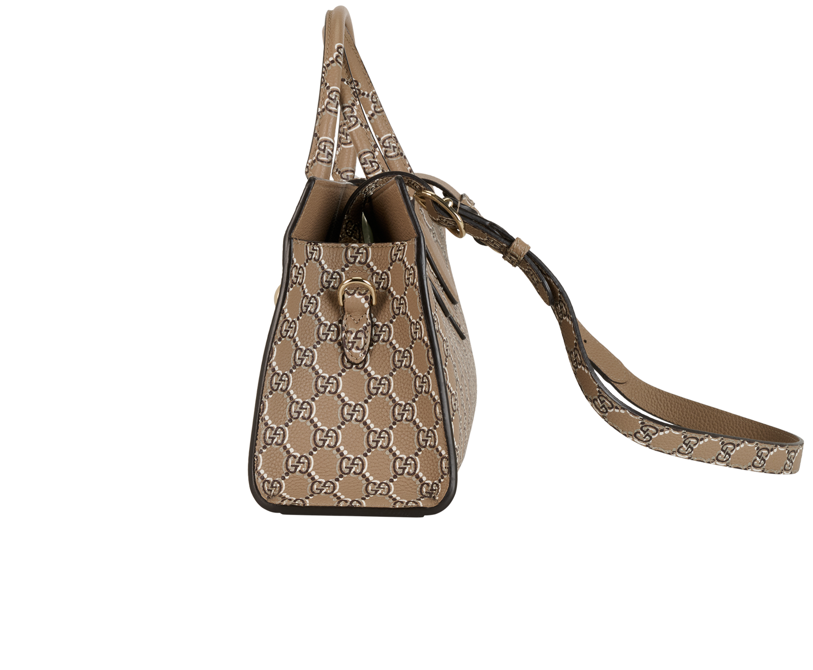 Jackie Tote, &pound;895, Handbags, Brown, Canvas, Bottom view